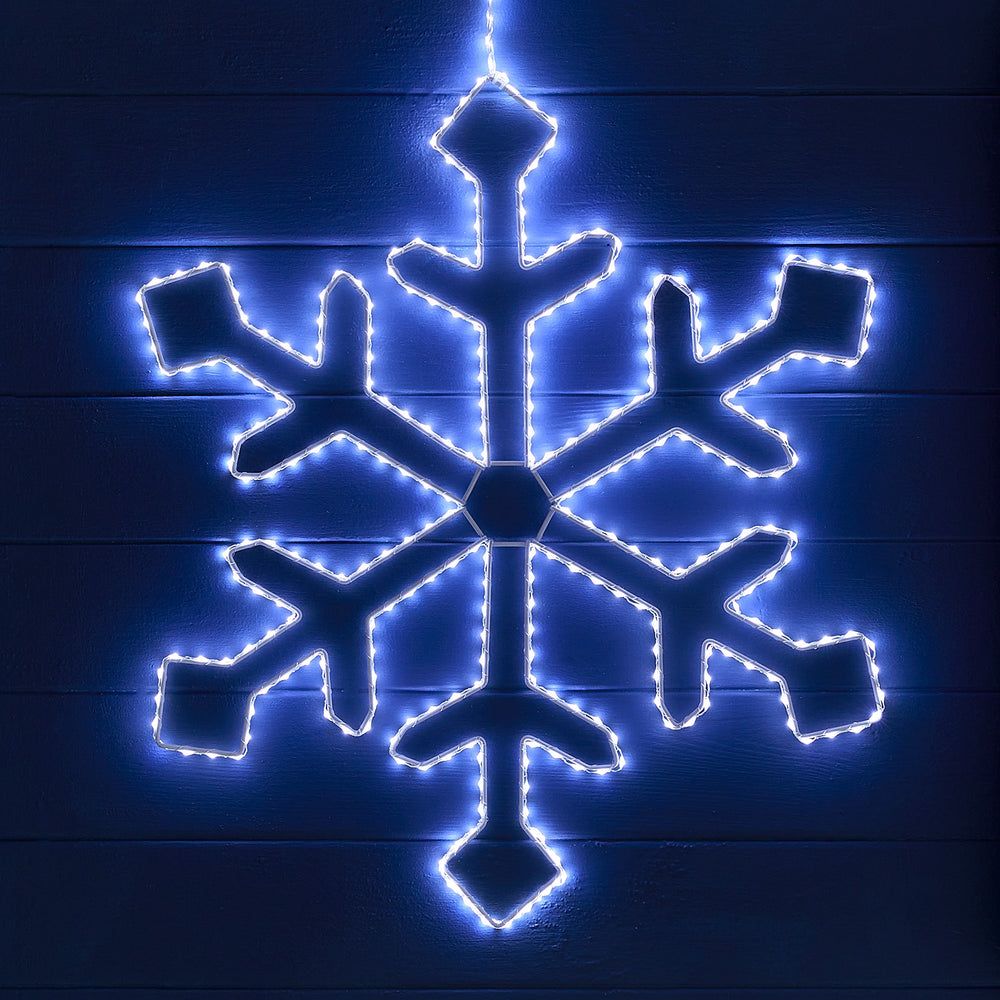 LED Schneeflocke Deko Weihnachten