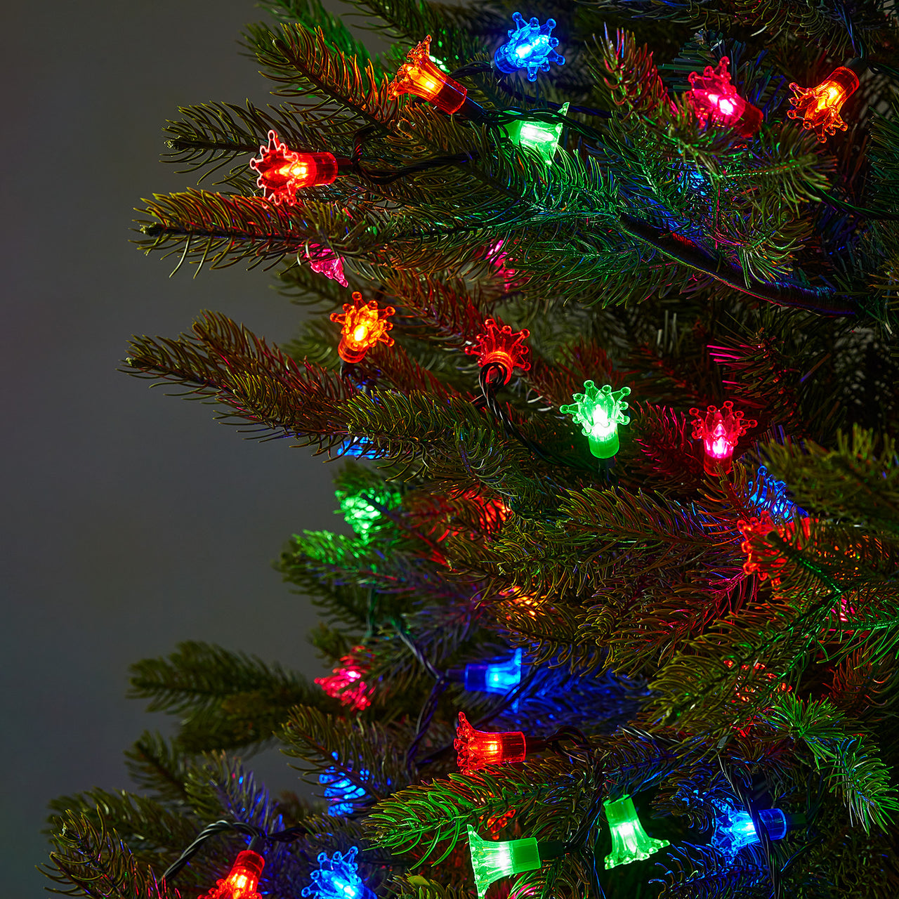 150er LED Retro Weihnachtsbaumbeleuchtung koppelbar