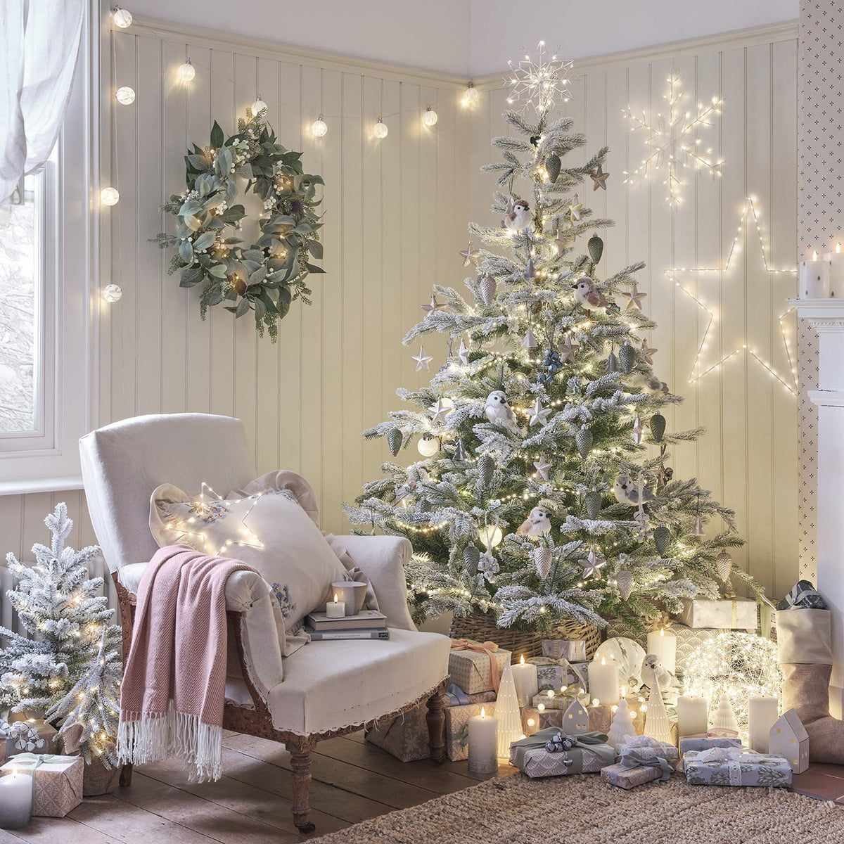 Bicolor Micro LED Lichterkette Weihnachtsbaumbeleuchtung