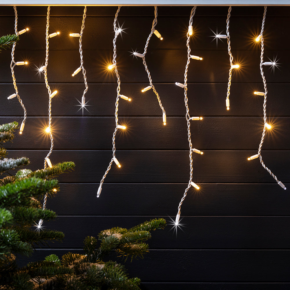 Pro Connect 20m 1000er glitzernde LED Eiszapfen-Lichterkette IP67