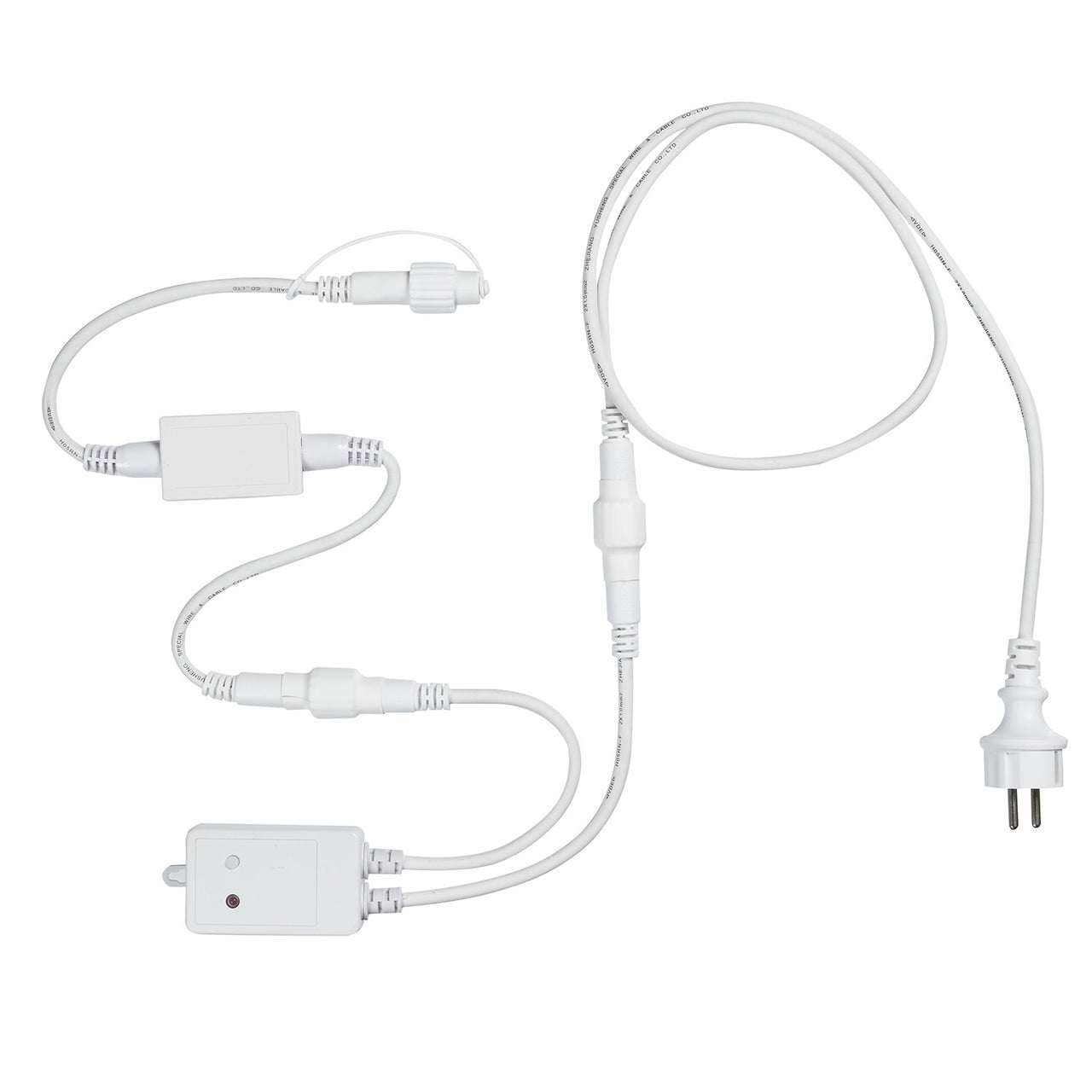 Pro Connect Stecker Weiß mit Timer (IP67-kompatibel)