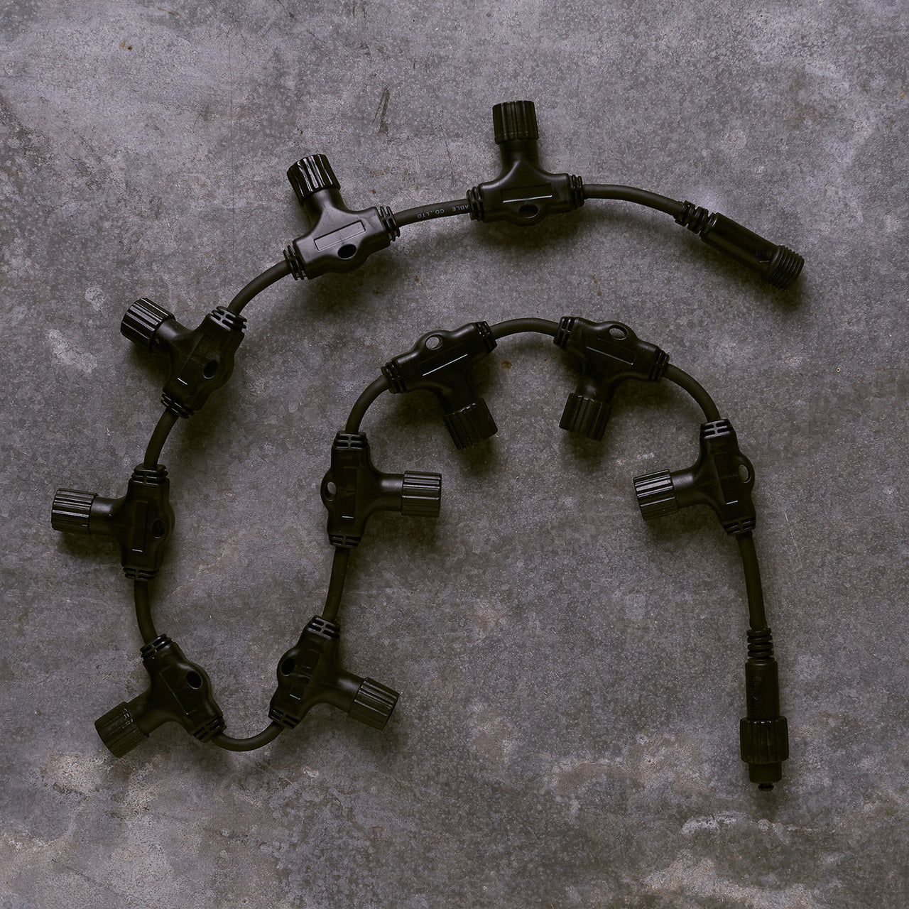 Pro Connect IP67 Verbindungskabel mit 10 Anschlüssen schwarz