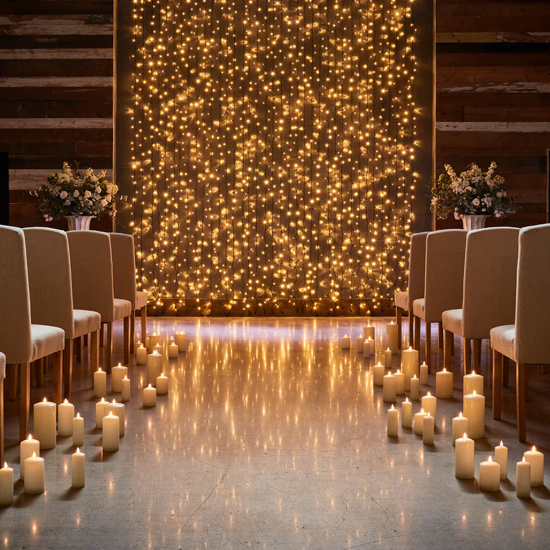 Pro Connect 5 m LED-Lichterkette mit Twinkle-Effekt, Warmweiß