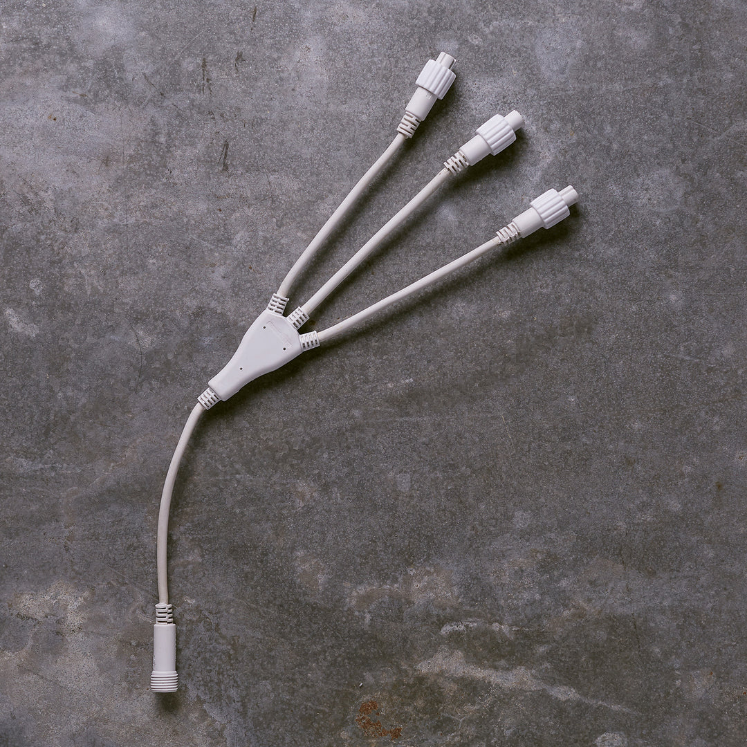 Pro Connect 3 Wege Verbindungskabel weiß