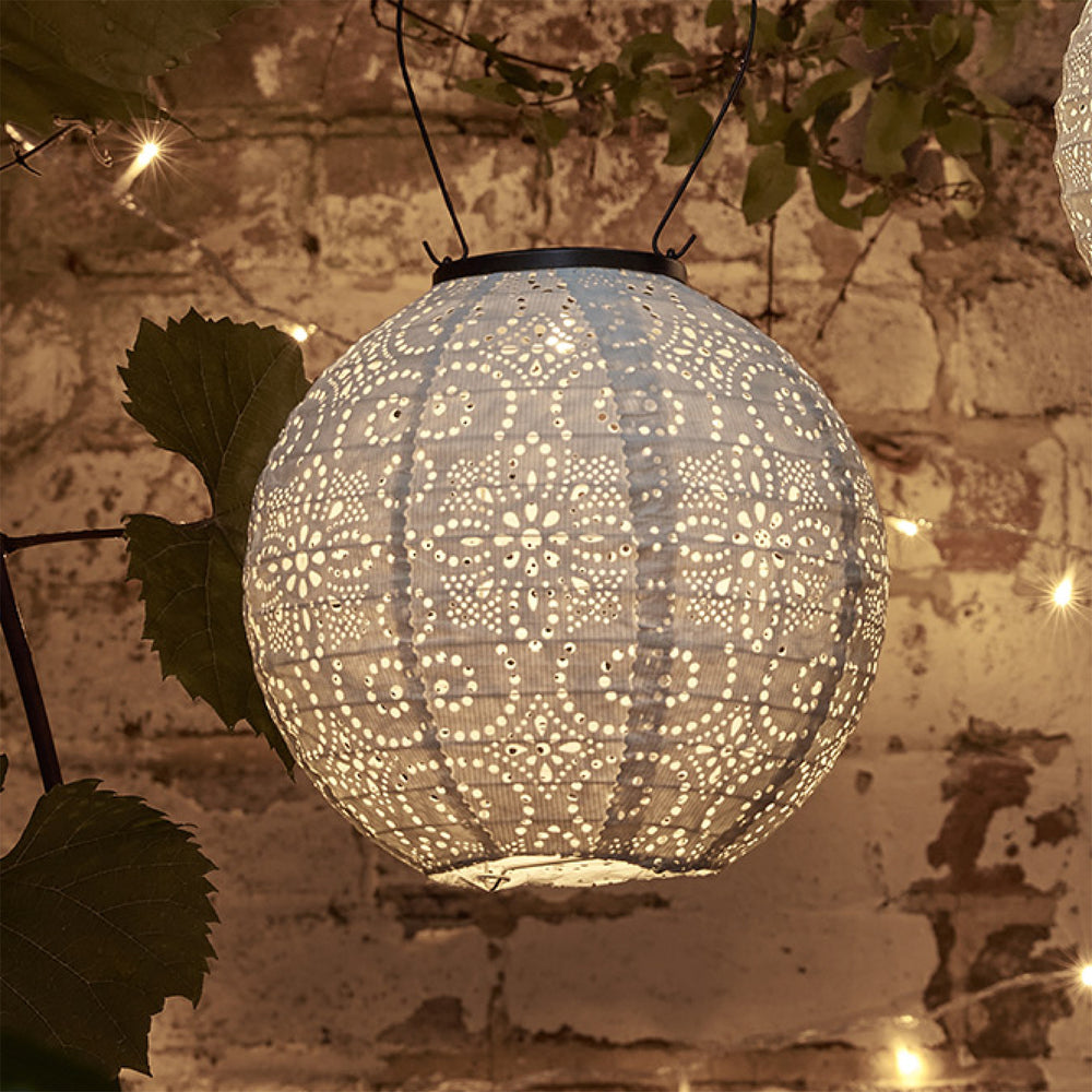 Tyvek Solar Lampion weiß