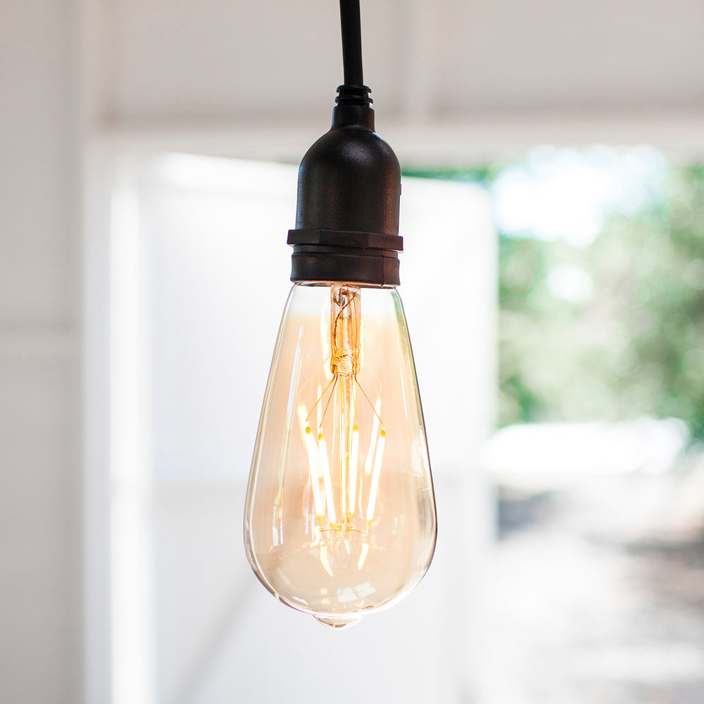 5er Pack Squirrel Cage LED Vintage Glühbirne E27 1W