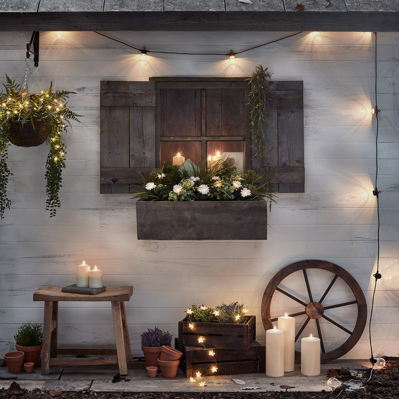 Core Connect 10m 20er Party Lichterkette warmweiß koppelbar schwarzes Kabel