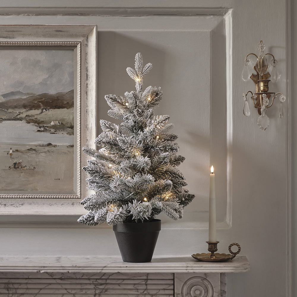 60cm verschneiter LED Weihnachtsbaum
