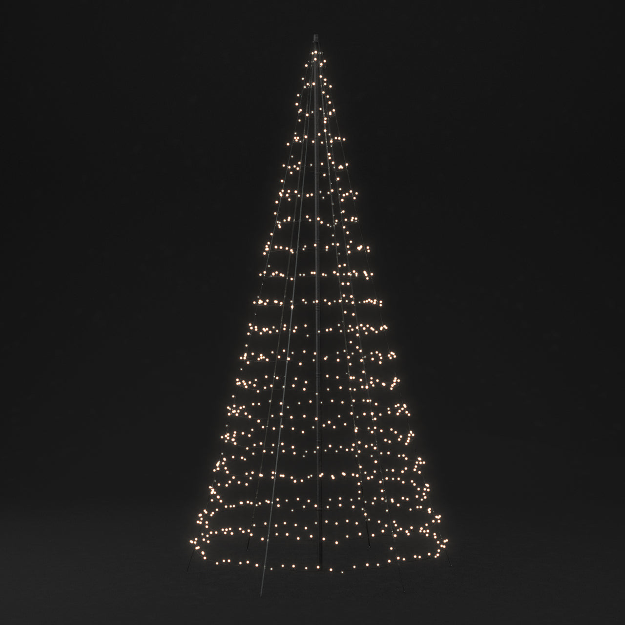 Twinkly 2m 300 LED smarter Baum Bunt und Weiß Edition