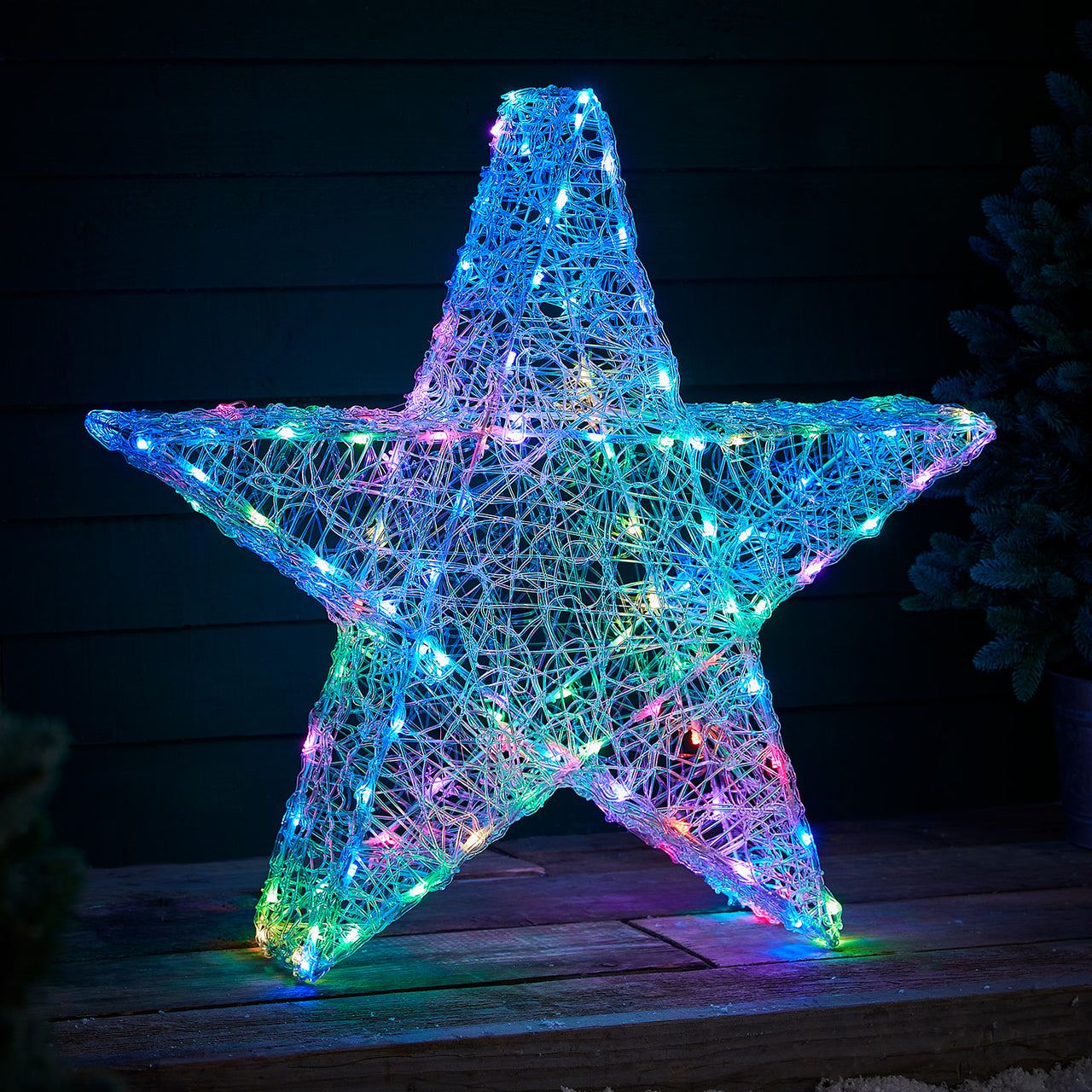Twinkly 82cm smarter LED Stern Weihnachtsdeko