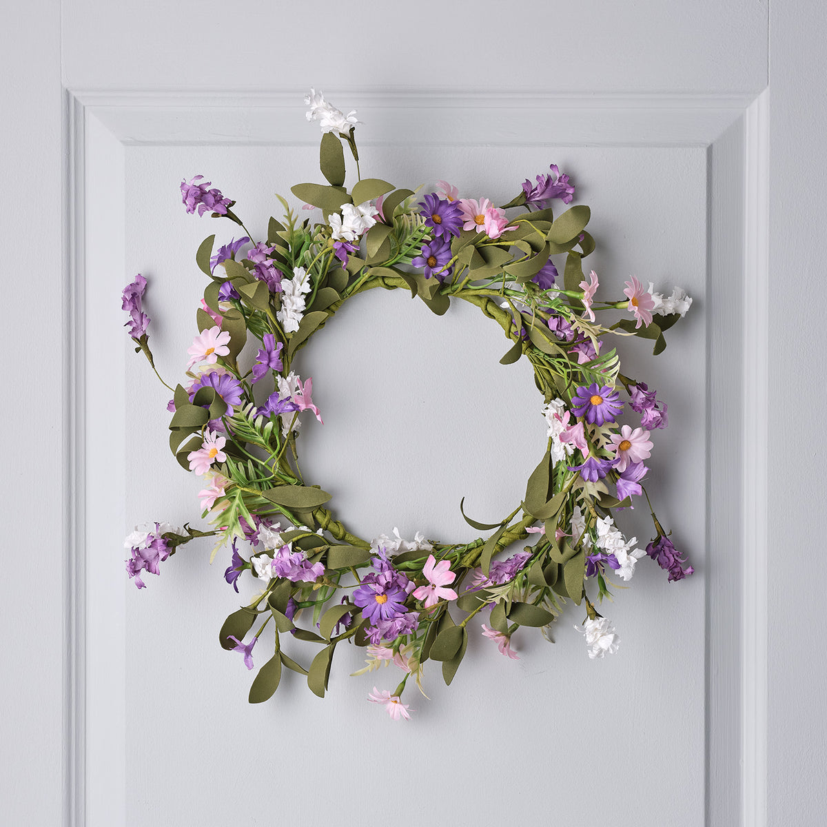Frühlingskranz mit Wildblumen 45cm