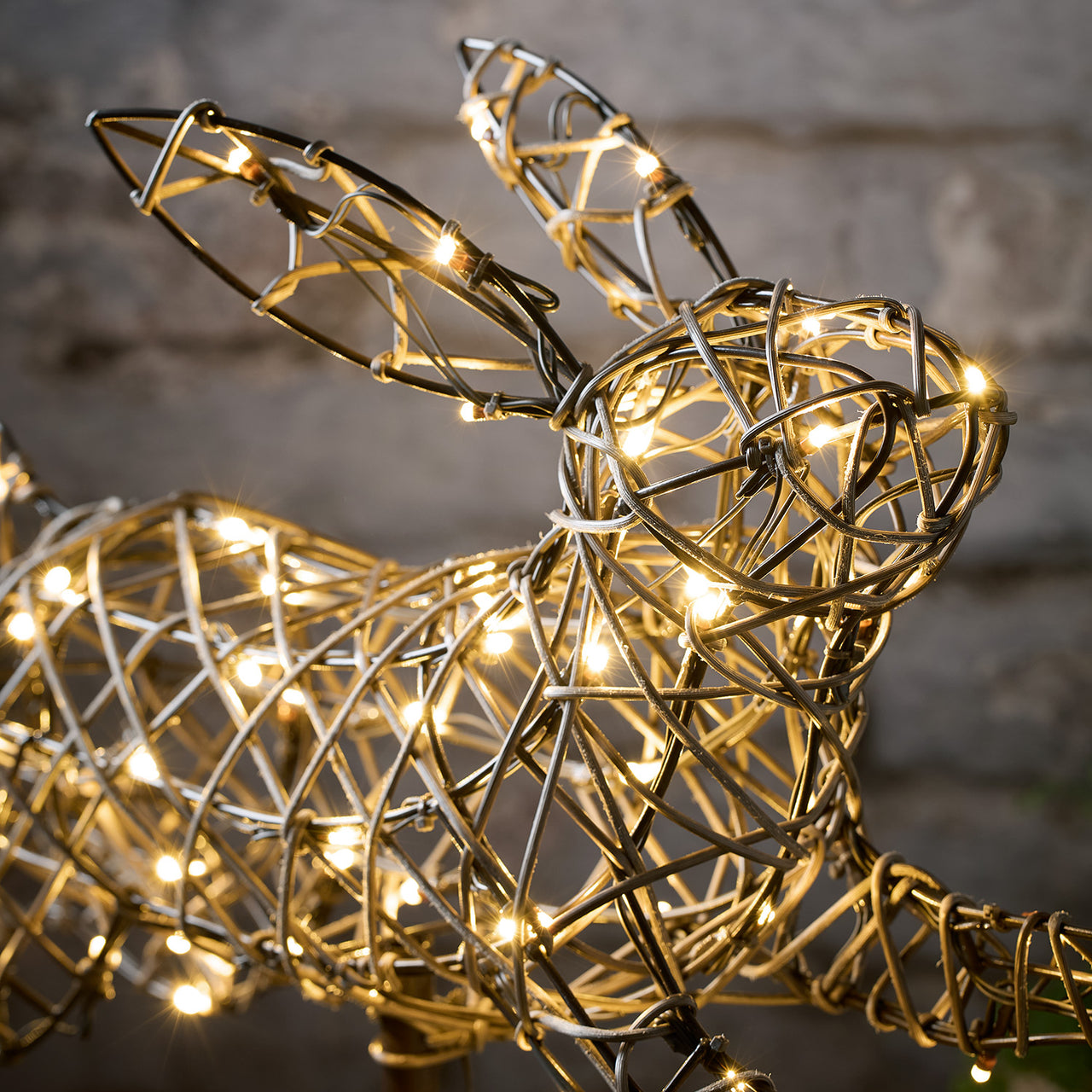 LED Figur hüpfender Hase