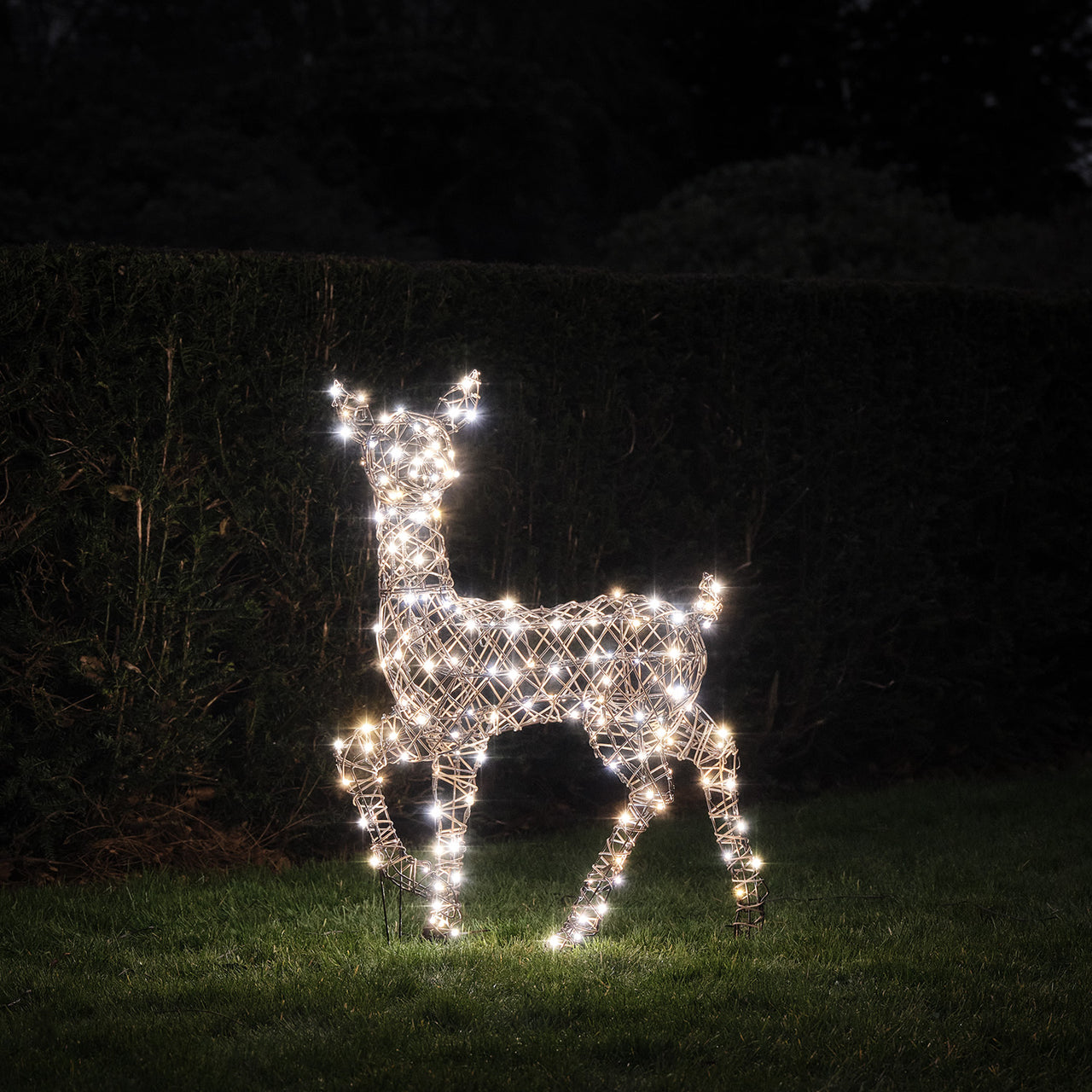 90cm Studley Rattan LED Rentier