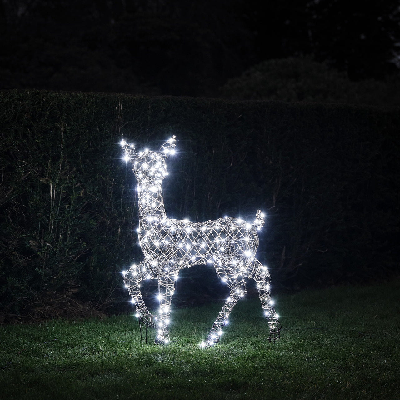 90cm Studley Rattan LED Rentier