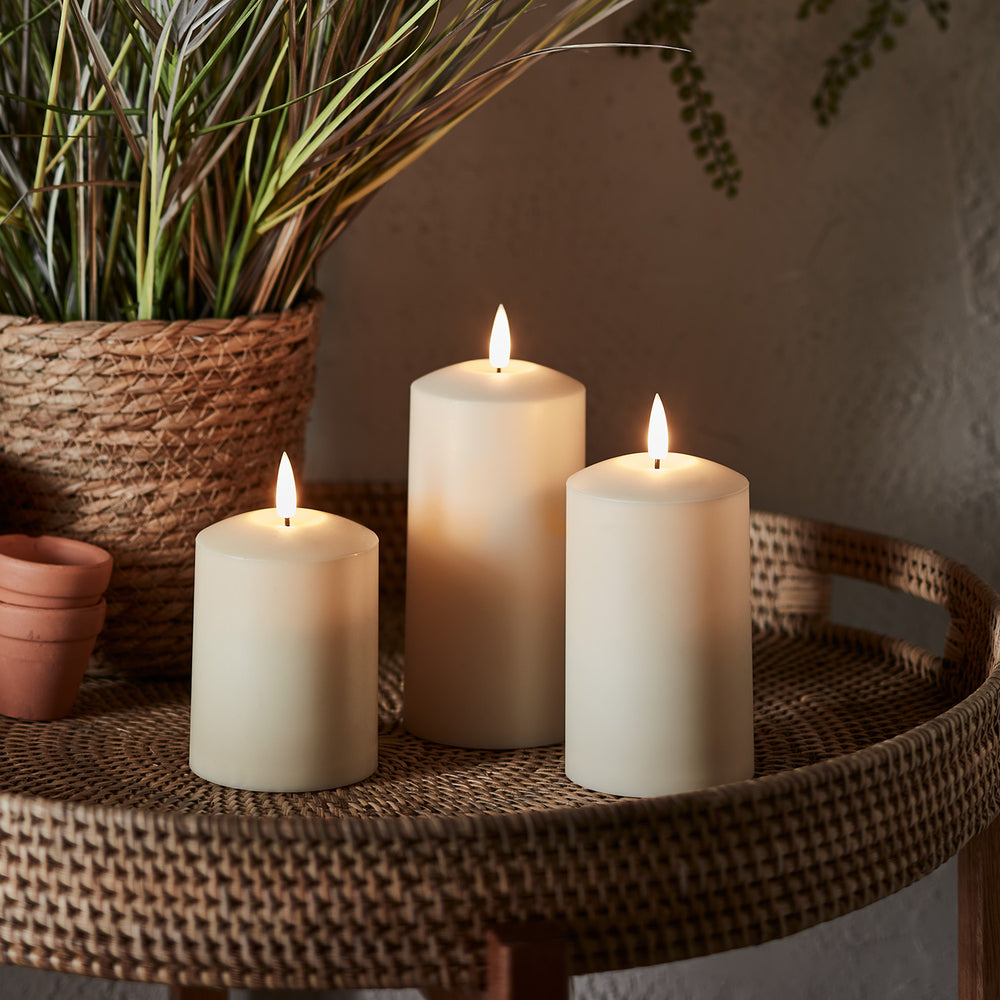 TruGlow® LED Outdoor Kerzen Trio