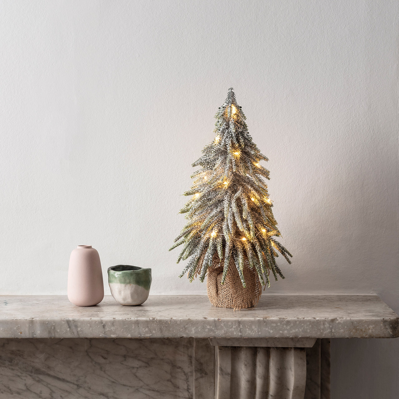 35cm Mini Weihnachtsbaum mit Micro Lichterkette