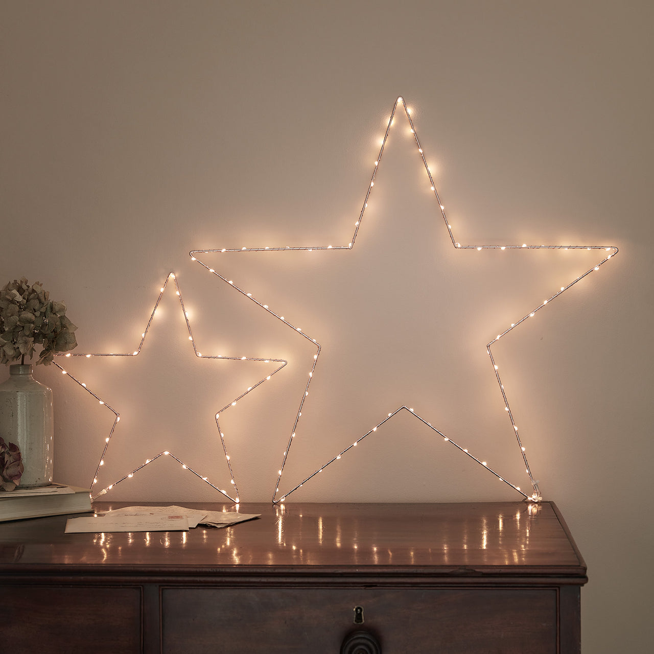 60cm Osby LED Stern rosegold