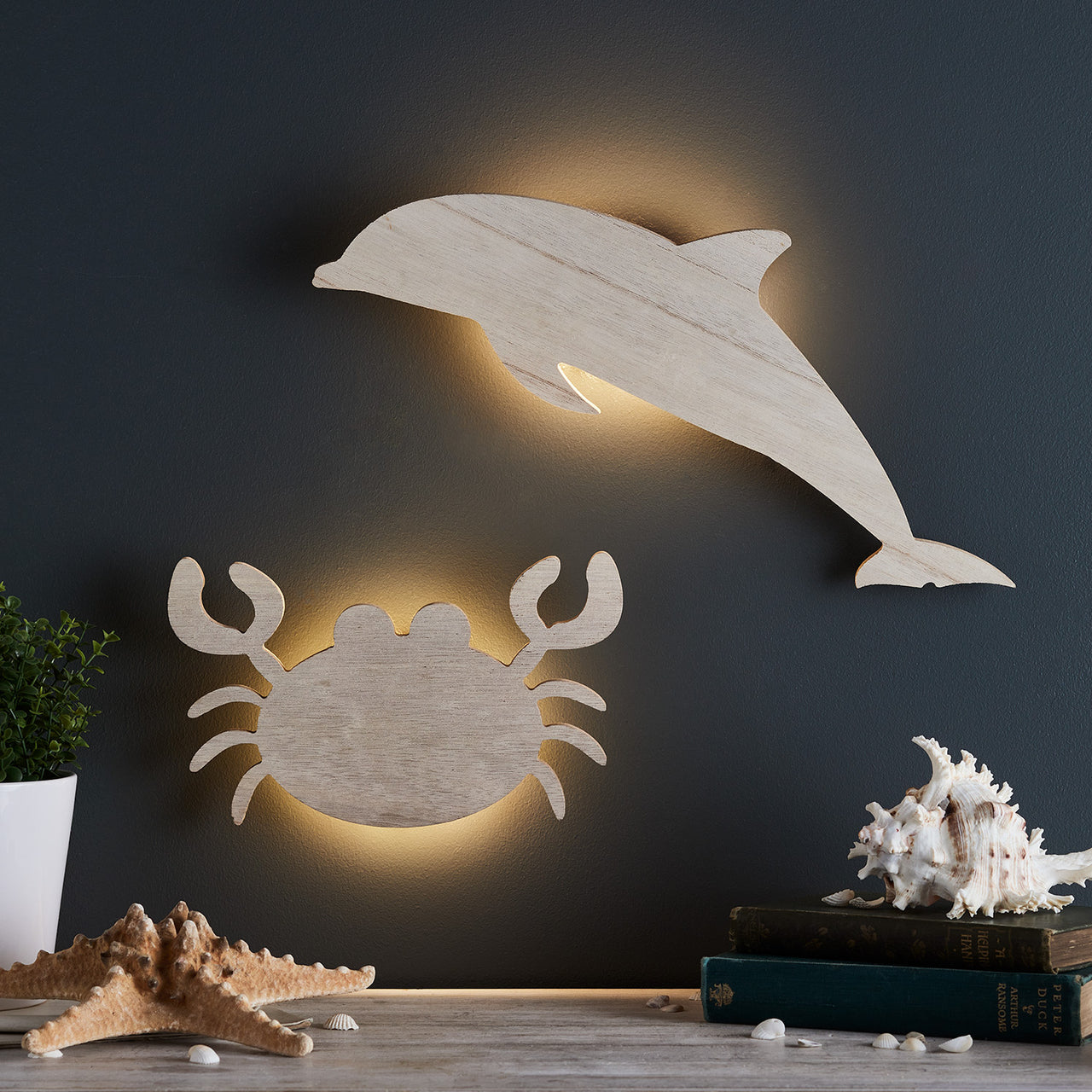 Delfin Wandlampe Kinderzimmer