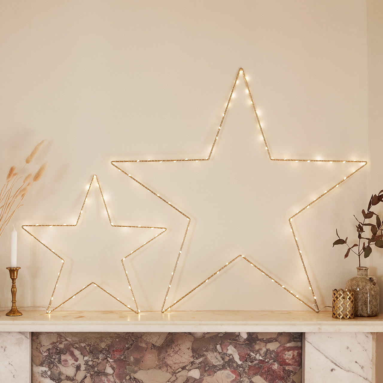 60cm Osby LED Stern gold