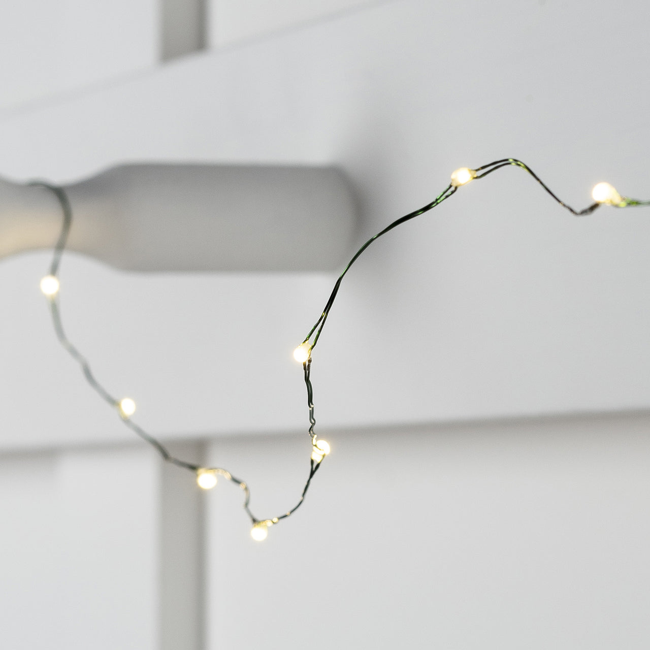 50cm Mistelzweig Weihnachtskranz mit Beleuchtung