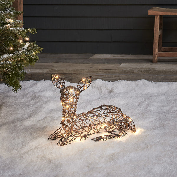 Studley Rattan LED Rehkitz Duo 24v