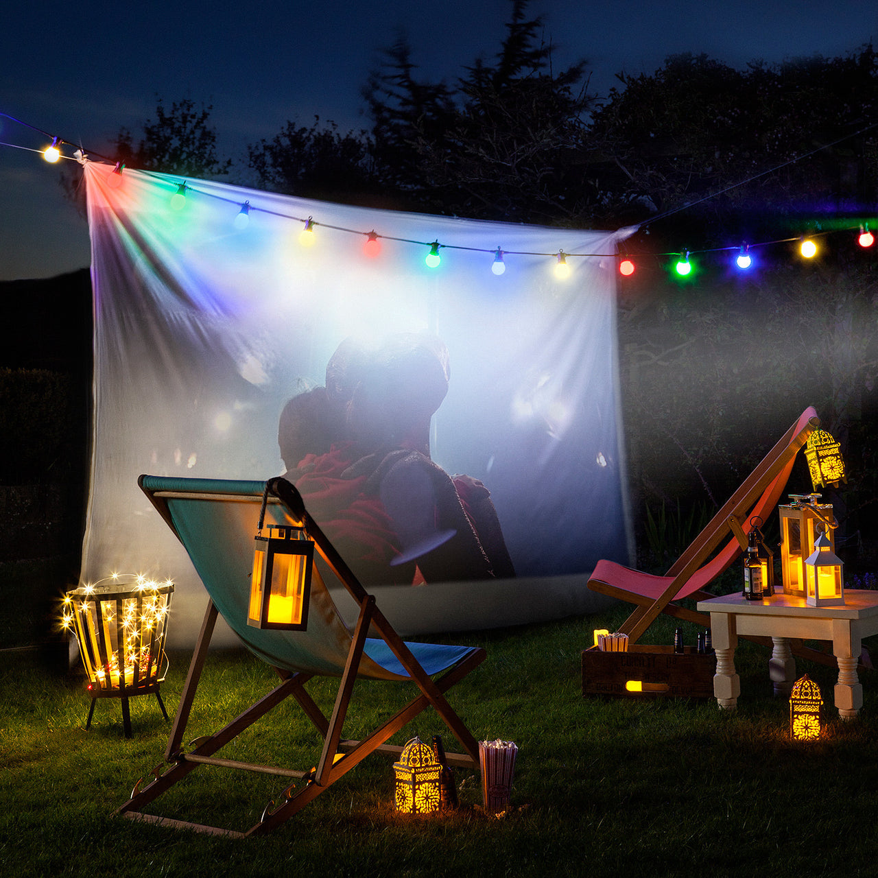 Salcombe Holz LED Laterne