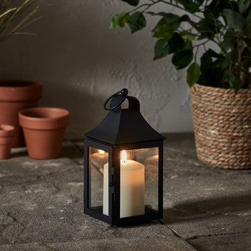 25cm Albury Gartenlaterne mit TruGlow® Outdoor Kerze mit Fernbedienung