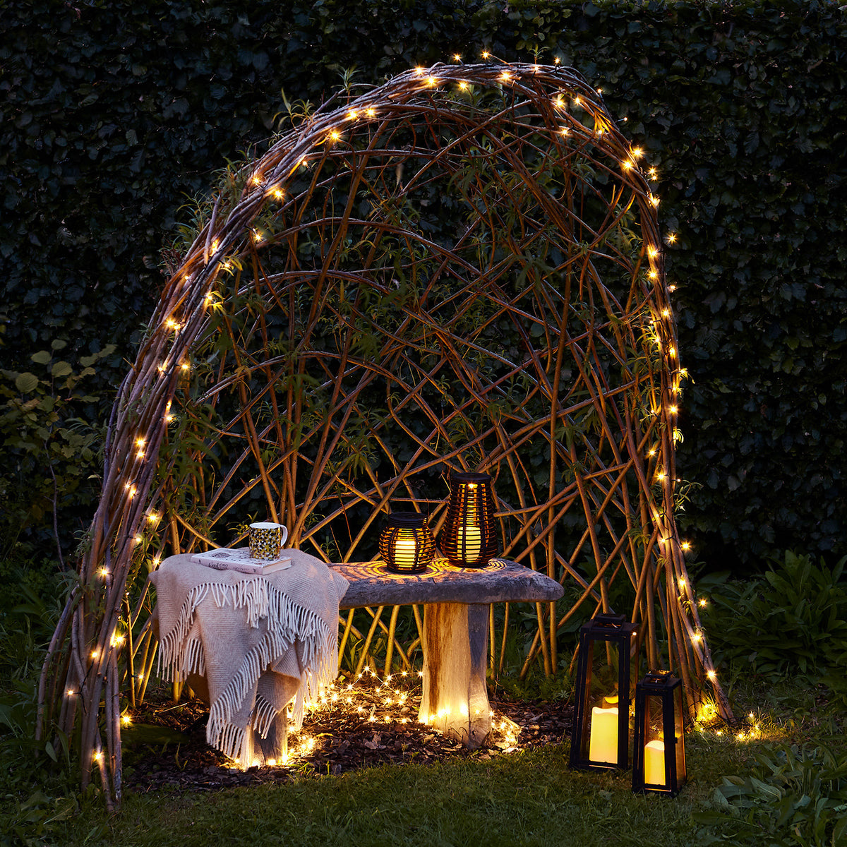 100er LED Lichterkette mit Batterie