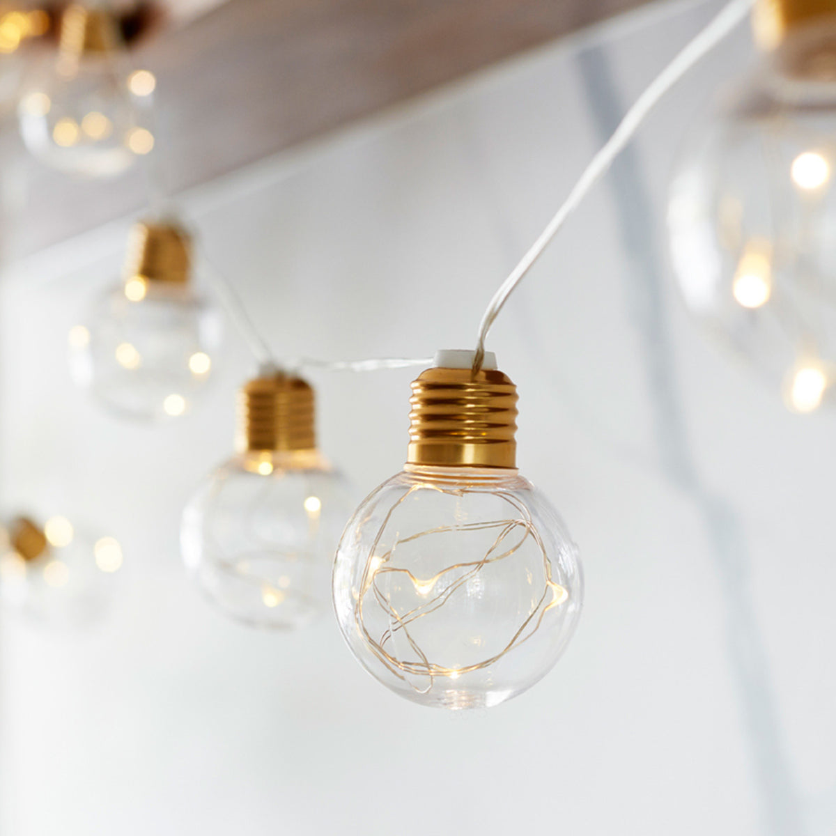 10er Micro Lichterkette Glühbirnen
