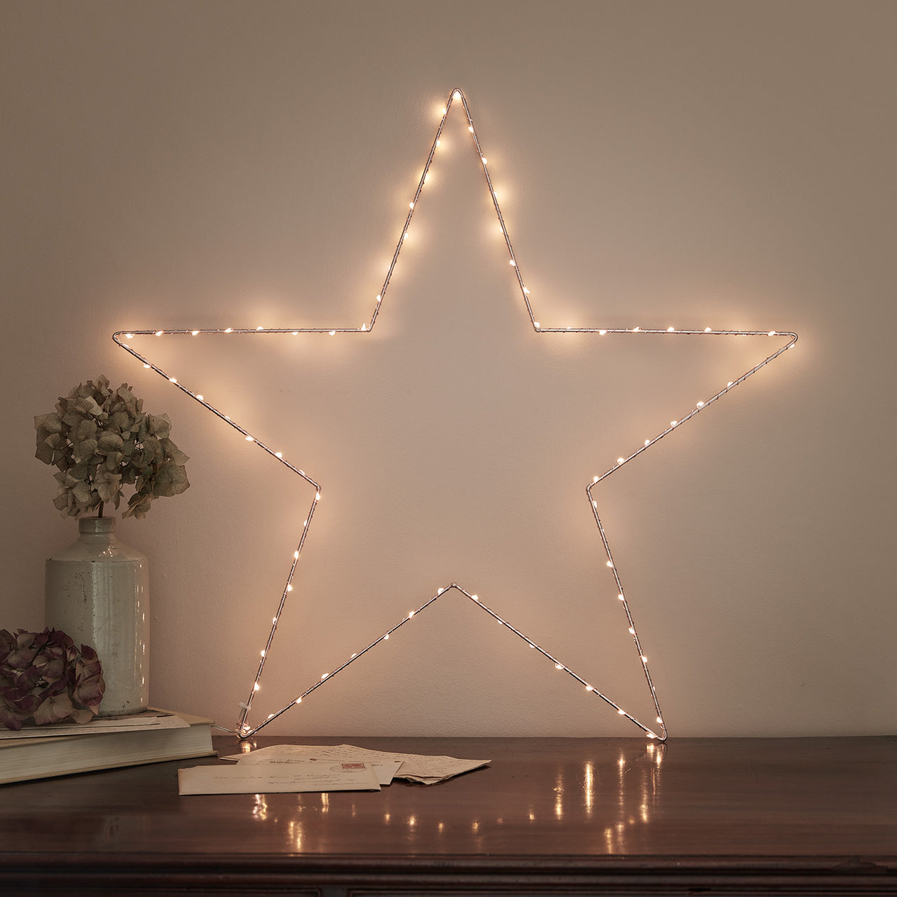 60cm Osby LED Stern rosegold