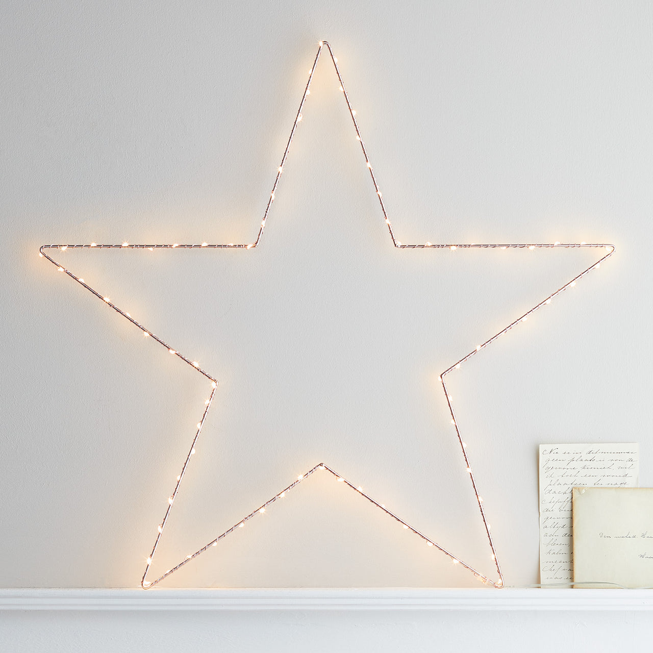 60cm Osby LED Stern rosegold