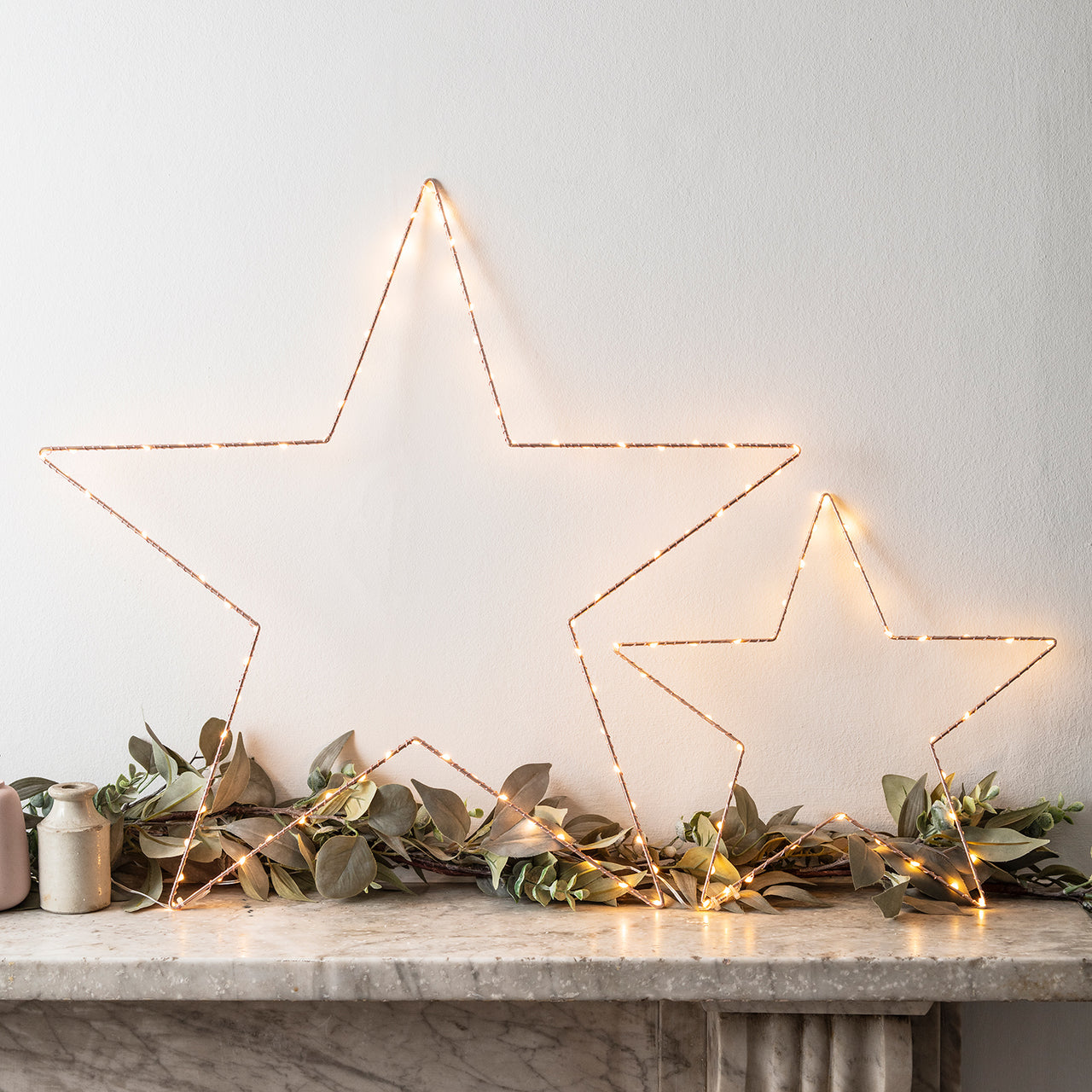 60cm Osby LED Stern rosegold