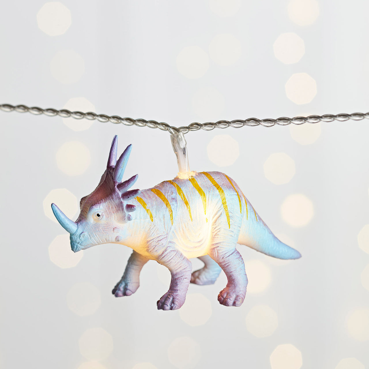 12er bunte Lichterkette Dinosaurier Batteriebetrieb