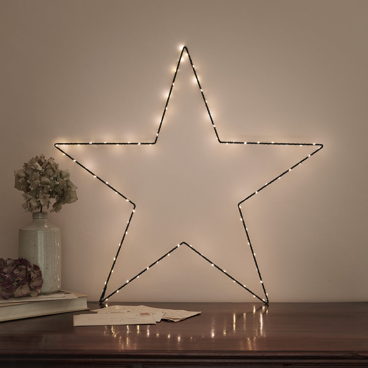 60cm Osby LED Stern schwarz