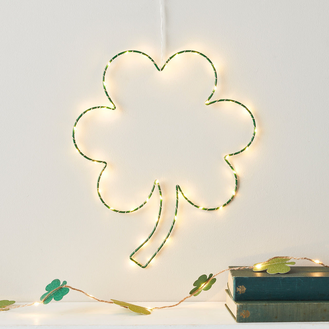 Micro LED Kleeblatt St.Patrick’s Day Dekoration