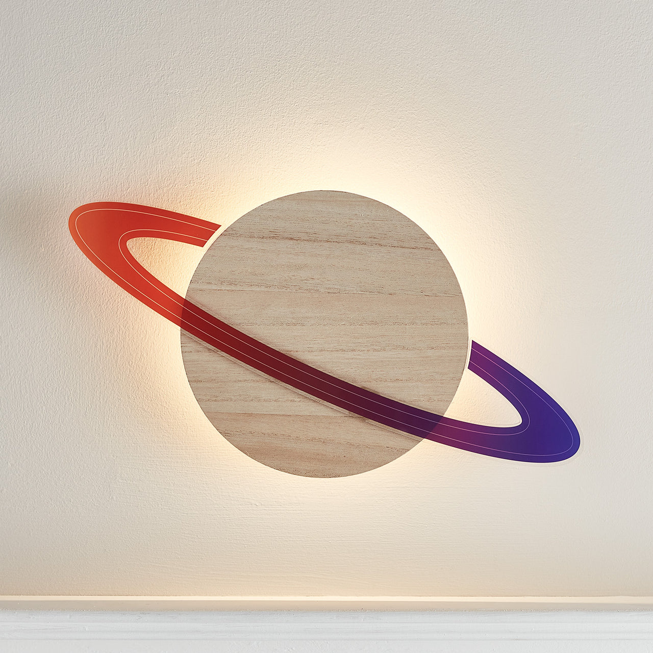 Saturn Wandlampe Kinderzimmer