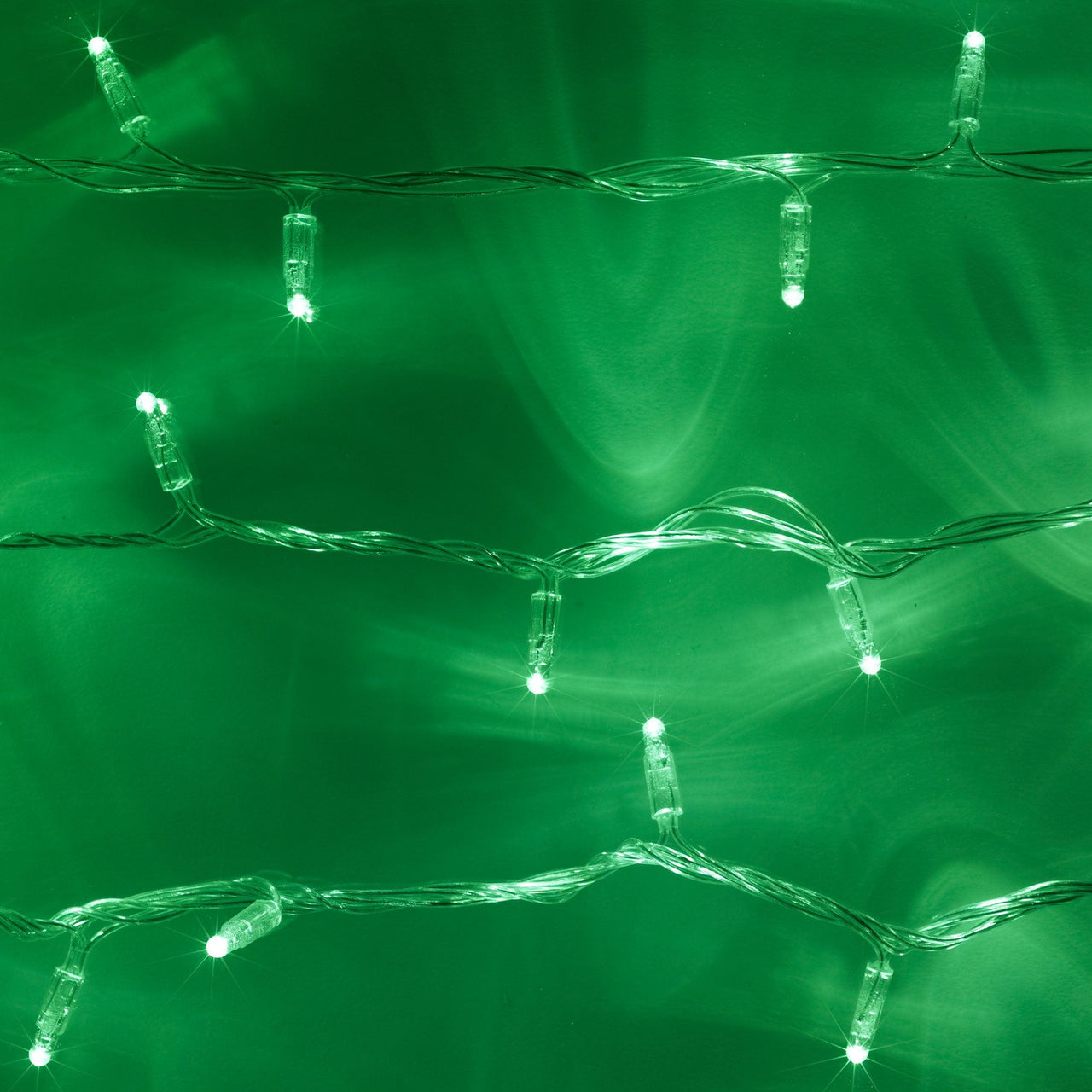 Core Connect 50m 500er LED Lichterkette grün koppelbar transparentes Kabel