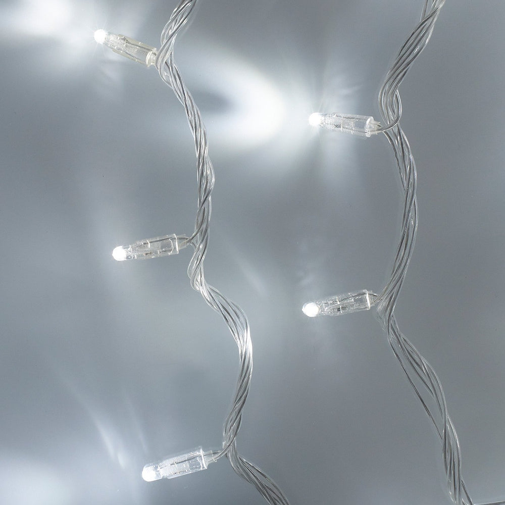 Core Connect 50m 500er LED Lichterkette weiß koppelbar transparentes Kabel