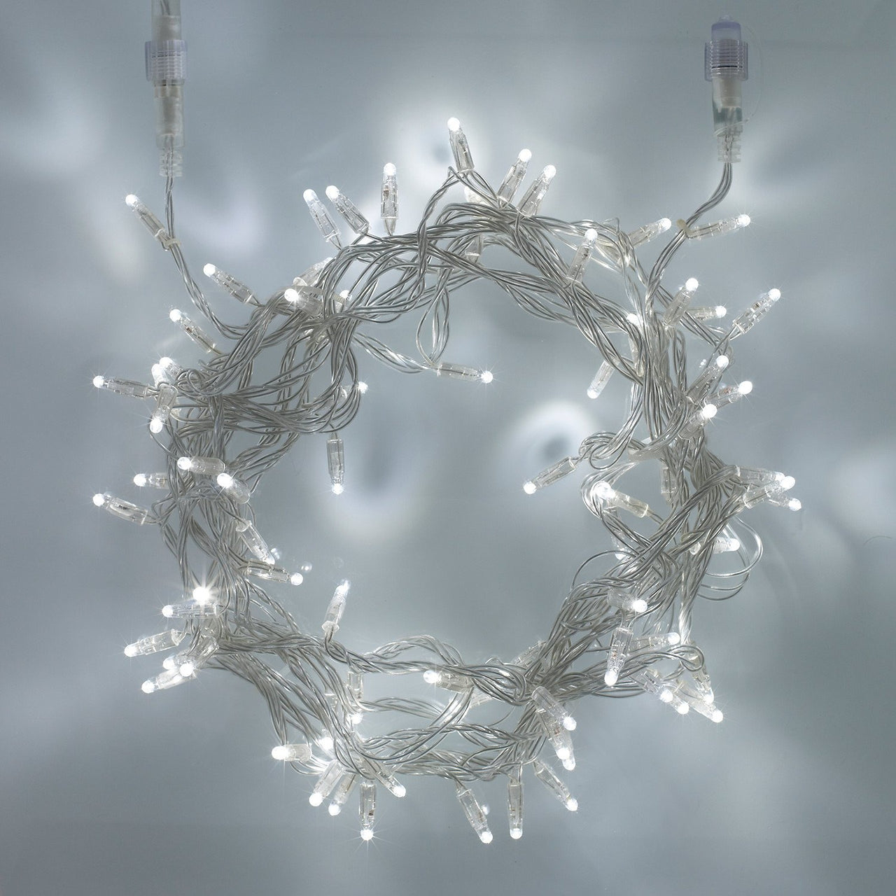 Core Connect 70m 700er LED Lichterkette weiß koppelbar transparentes Kabel