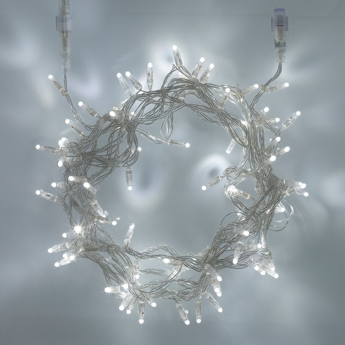 Core Connect 500er LED Lichterkette weiß koppelbar transparentes Kabel