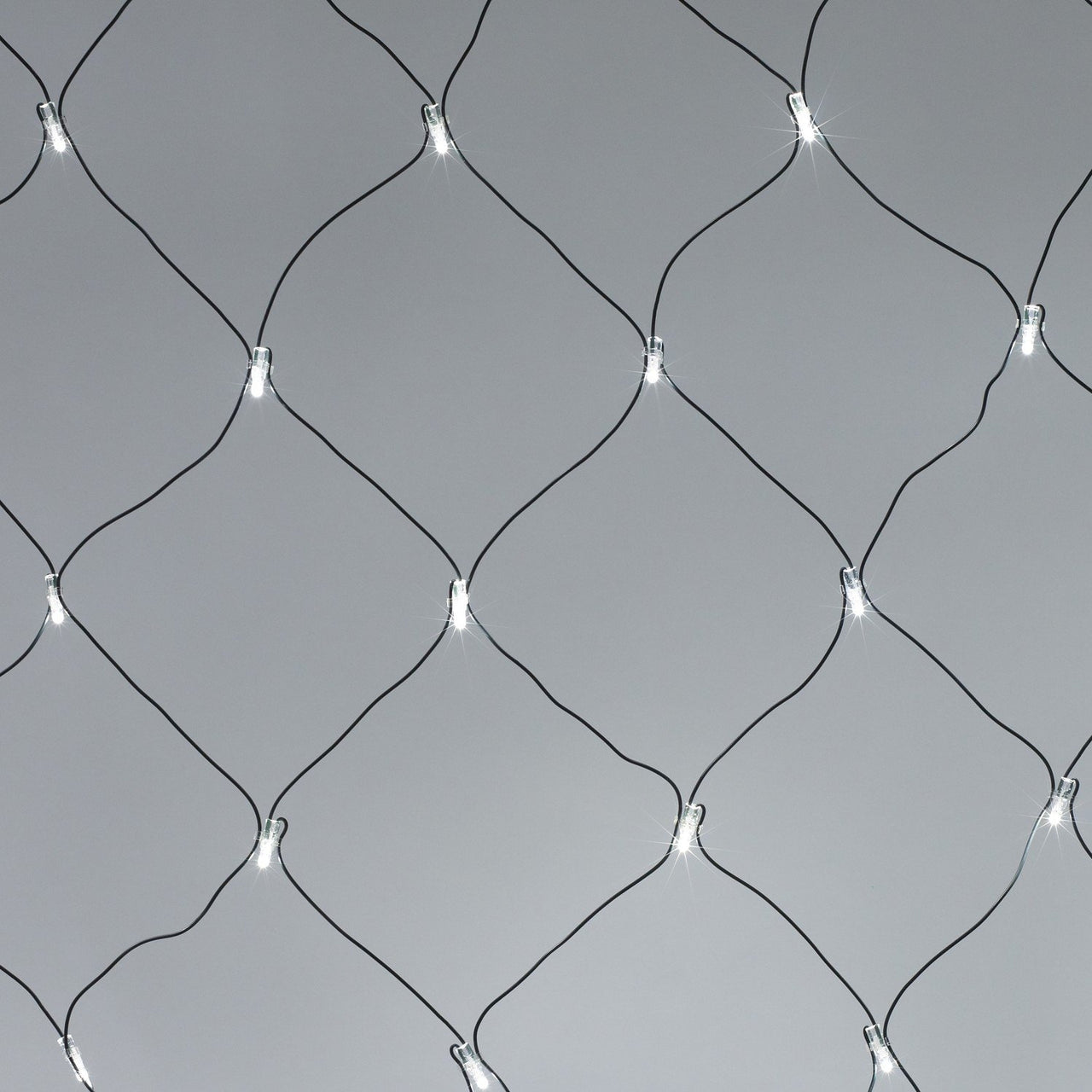 Core Connect 4m x 2m 280er LED Lichternetz weiß koppelbar grünes Kabel