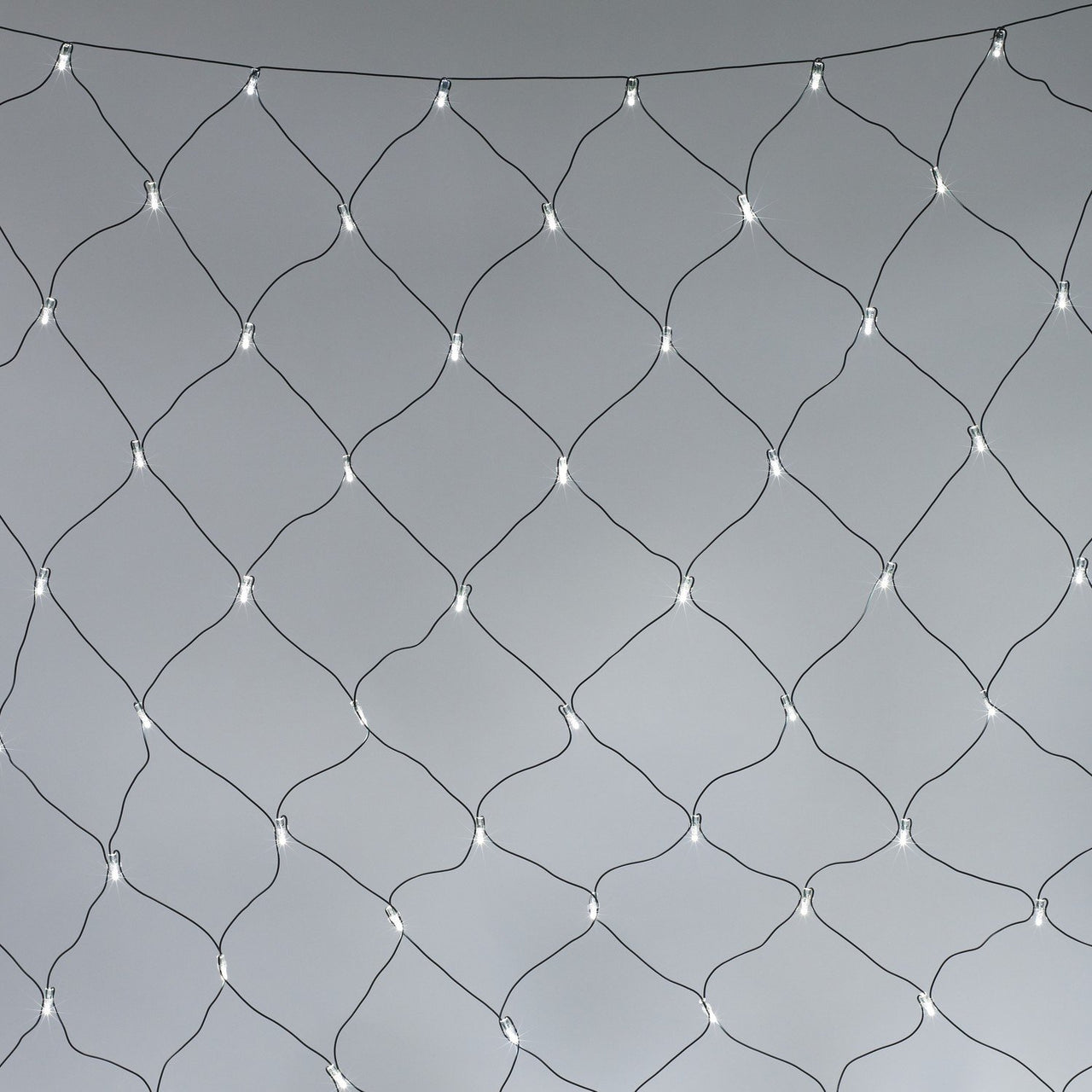 Core Connect 4m x 2m 280er LED Lichternetz weiß koppelbar grünes Kabel