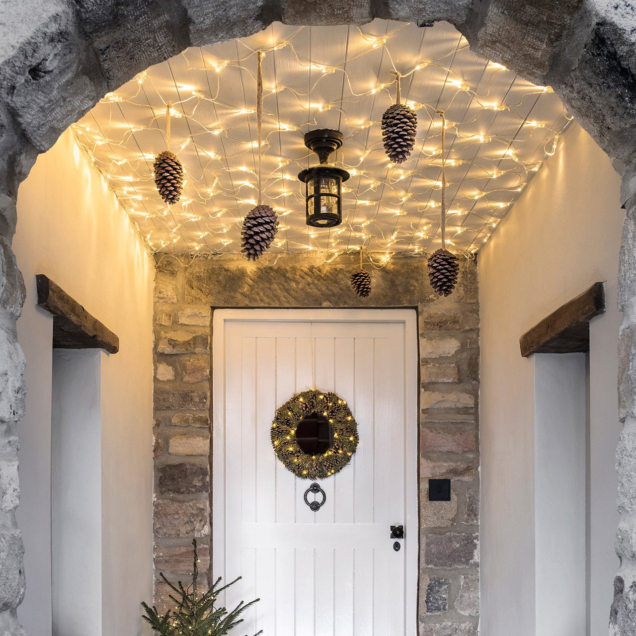 lichternetz richtig aufbewahren Core Connect x 420er LED Lichternetz warmweiß koppelbar transparentes Kabel