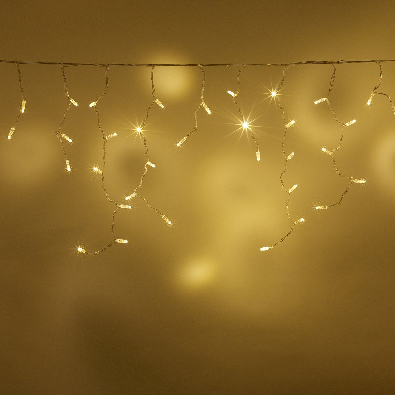 Core Connect 28m 896er LED Eiszapfen Lichterkette warmweiß koppelbar transparentes Kabel