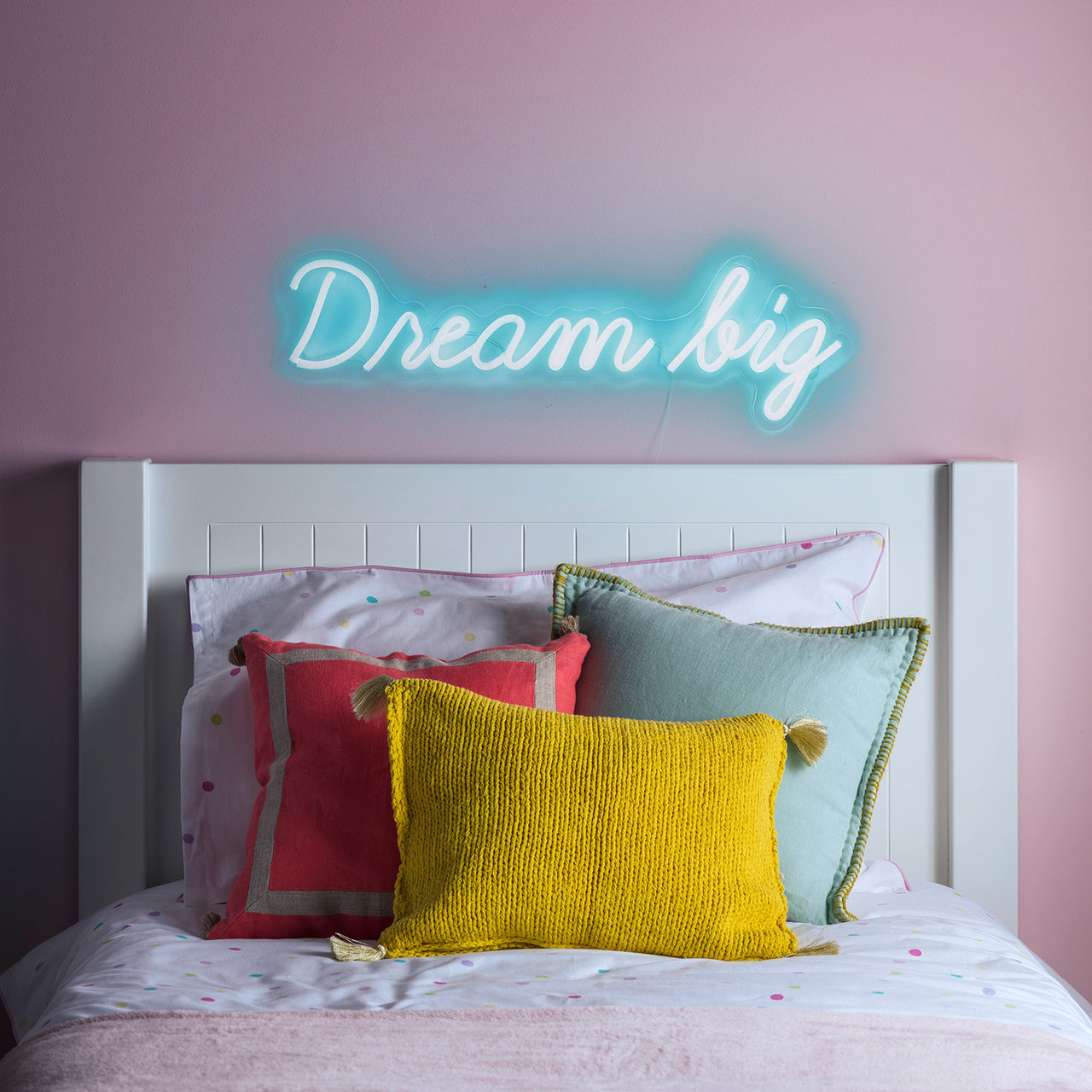 Dream Big LED Neon Leuchtschriftzug