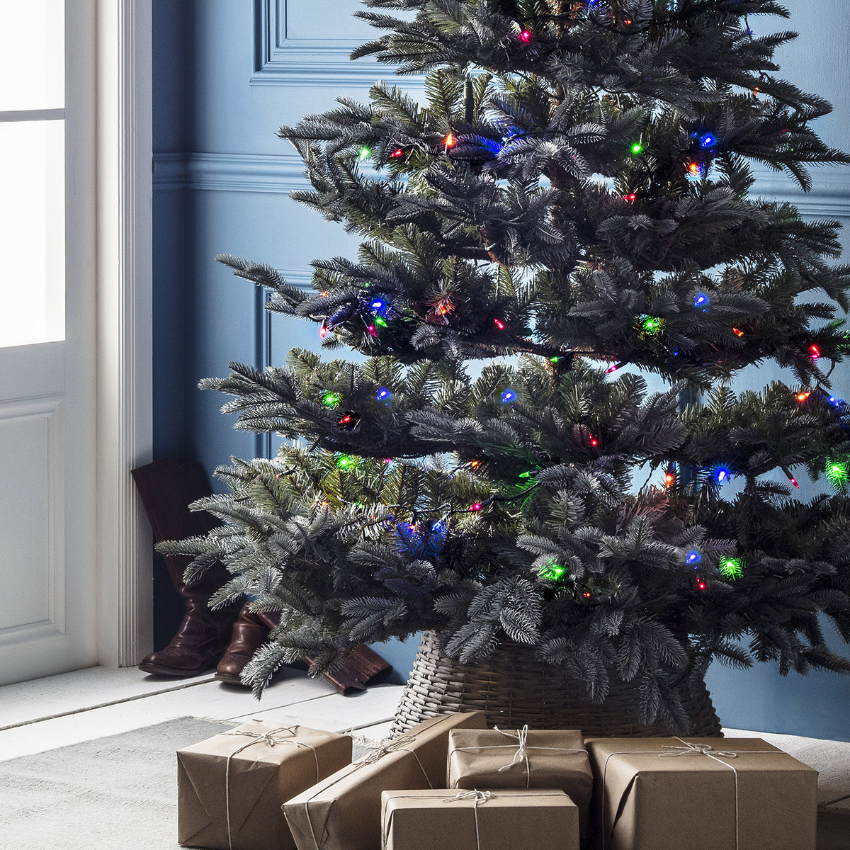 150er LED Lichterkette Weihnachtsbaumbeleuchtung bunt