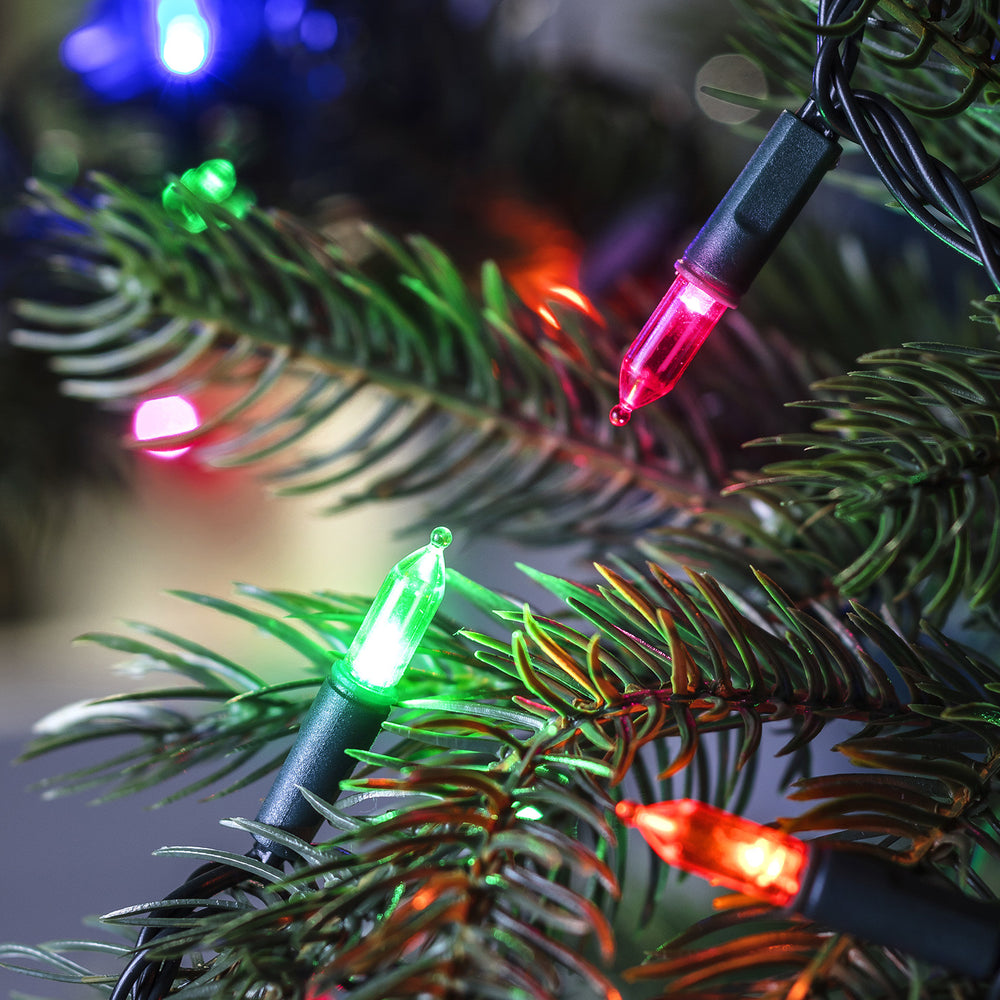 150er LED Lichterkette Weihnachtsbaumbeleuchtung bunt 15m