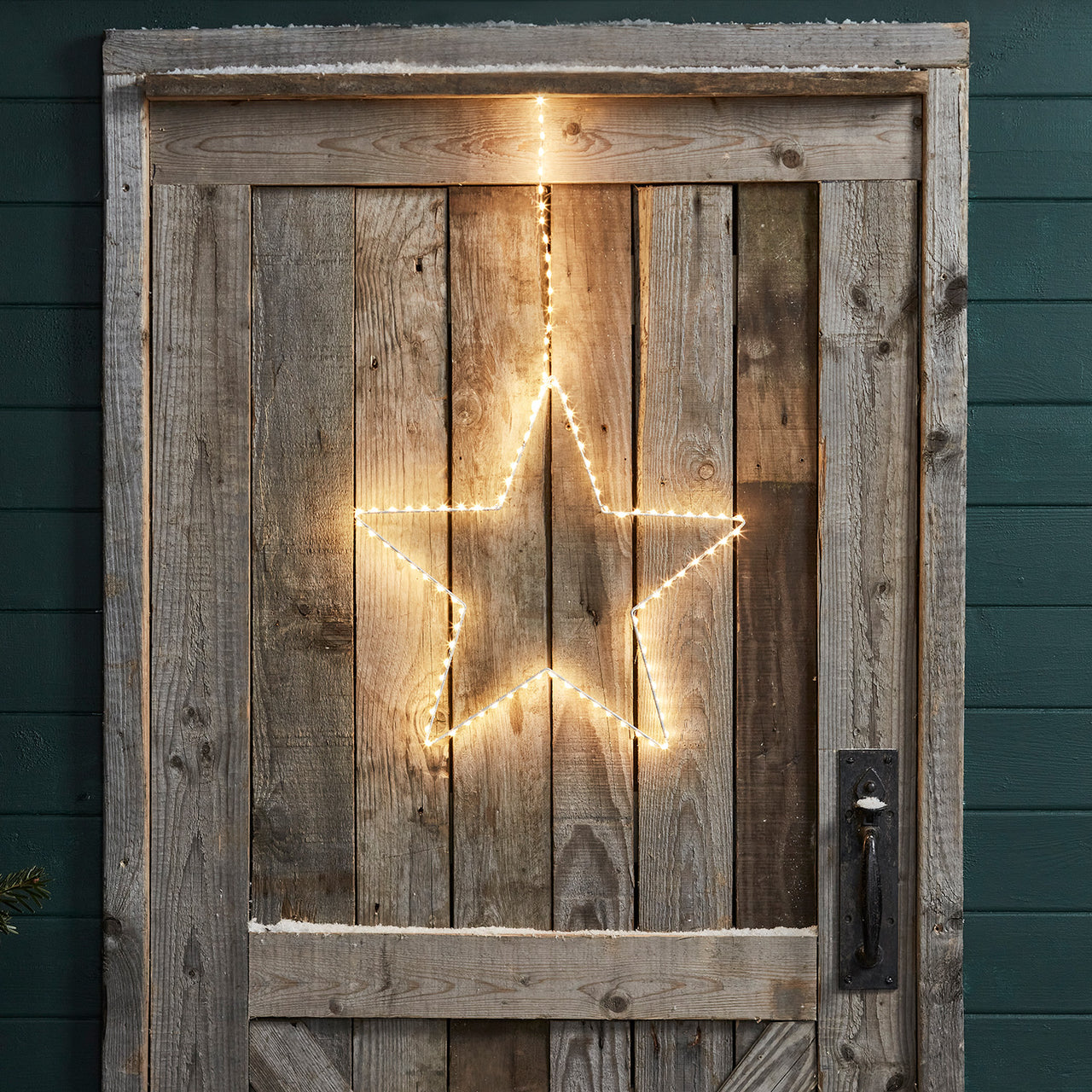 38cm LED Stern Weihnachtsbeleuchtung außen