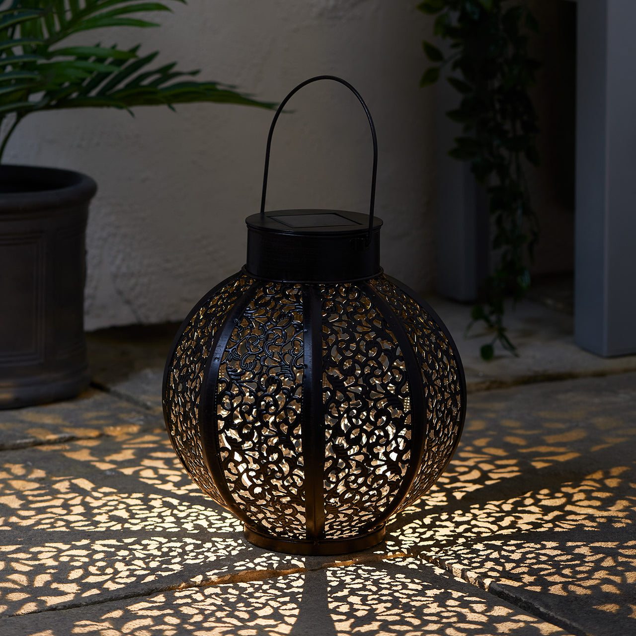 Casablanca große marokkanische Solar Laterne