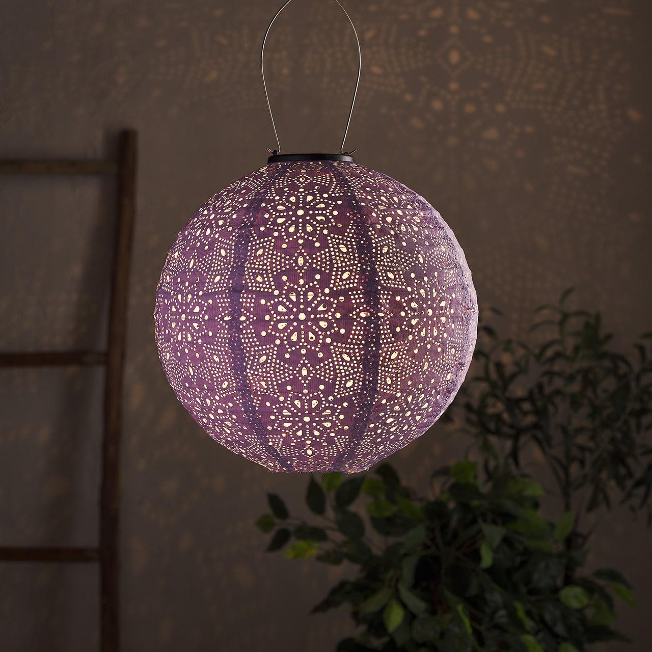 Tyvek Solar Lampion lila